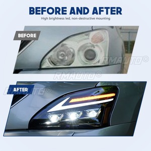 Pour Lexus RX330 350 400 2003-2004, feux de jour, lampe étanche, ensemble de phares de voiture, pièce de modification - Product Image 3