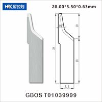 Wolframkarbid-Oszillationsklingen für GBOS-Serie CNC-Digital-Schneidemaschine, GBOS Schneidkarbidklingen, T01039999