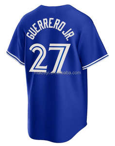 Лучшее качество сшитая на заказ #27 Vladimir Guerrero Jr. #11 Bo Bichette #4 George Springer вышитая американская бейсбольная майка - Product Image 2