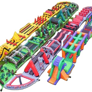 インフレータブル障害物コースPVCジャイアント大人インフレータブル障害物コース - Product Image 1