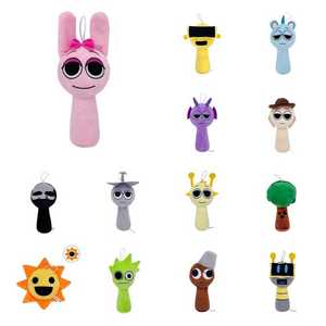 Luckykoo 2025 New <b>Stuffed</b> Animal <b>Toys</b> Sprunkie Plush Cute Cartoon PP Doll 40cm 20cm Kawaii Game Plush <b>Toys</b> - Product Image 1