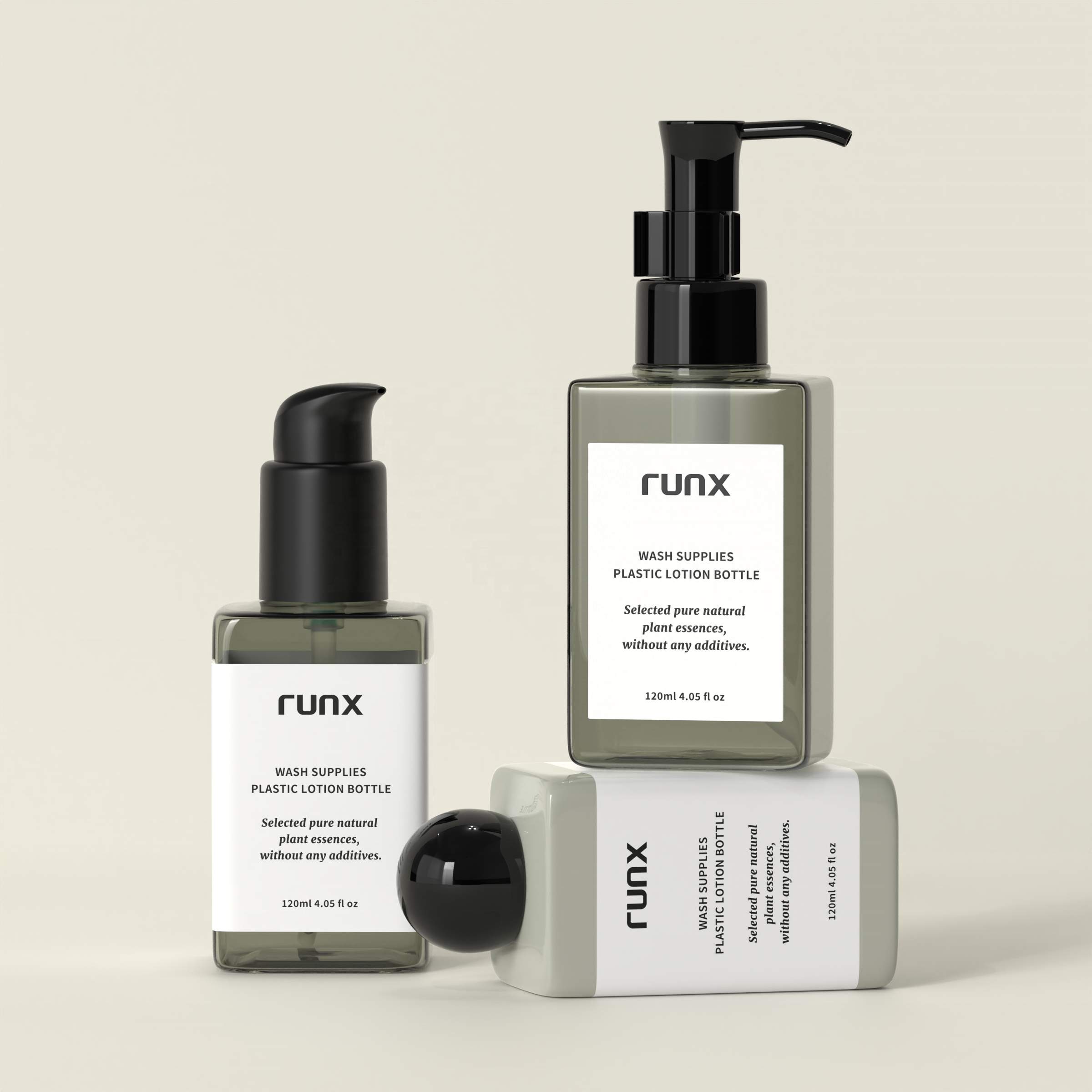 empty pump bottle 100 ml