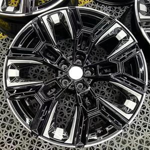 Ruedas ultraligeras forjadas con acabado plateado negro de 19 pulgadas para ruedas Porsche 991 <span class=keywords><strong>BMW</strong></span> F8X M4 G80 M3 - Product Image 1