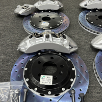 Système de freinage surdimensionné pour Mercedes-Benz Classe C et Classe A, avec étrier avant V6 et étrier arrière GT à 4 pistons, et frein à main électrique.