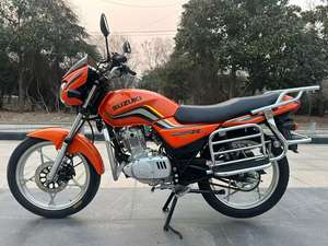 Moto <span class=keywords><strong>Suzuki</strong></span> King GS125CC HJ125K-A Originale Drilling Leopard pour Hommes, Moto de Route Importée de Chine Continentale, Noire - Product Image 6