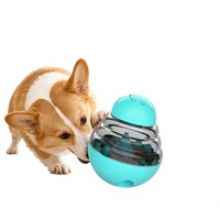 Jouet distributeur de friandises pour chiens et chats HHpet, écologique, en ABS, augmente l'intelligence, trou pour la nourriture réglable, pour animaux de compagnie de petite/moyenne taille