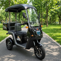Tricycle électrique de loisirs à carrosserie ouverte avec banquette et dossier pour visites touristiques – Offre d'achat en gros pour usage commercial