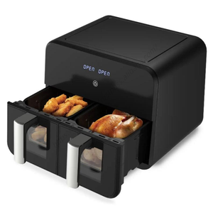 Friteuse à air double 10L à écran tactile pour la maison, four intelligent avec 2 paniers indépendants, vente en gros - Product Image 5