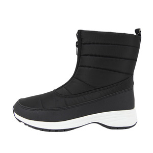 Bottes de neige imperméables pour hommes, chaudes, à enfiler, mi-mollet, avec fermeture éclair, légères, pour activités de plein air - Product Image 1