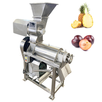 Extracteur de jus à spirale haute capacité VBJX en acier inoxydable 304, machine de traitement de la pulpe de tomate, presse-agrumes pour légumes