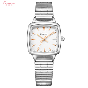 Montres pour femmes KIMIO Manufacturer Square Gold, boîtier en alliage, design <span class=keywords><strong>classique</strong></span> de luxe, ensemble de montres pour femmes. - Product Image 5