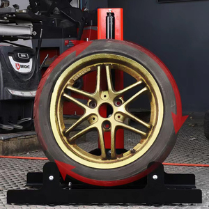 Supporto in Acciaio per Dettagliatura Ruote <span class=keywords><strong>Auto</strong></span>, Stand Rotante in Metallo per <span class=keywords><strong>Lavaggio</strong></span> Ruote - Product Image 6