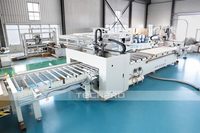 Ligne de production d'armoires automatique intelligente, Machine de découpe CNC à nesting automatique 1325 4*8ft