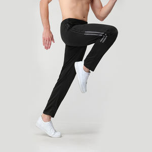 Pantalon de sport décontracté pour hommes coupe droite slim pantalon de survêtement évasé à séchage rapide logo personnalisable - Product Image 5