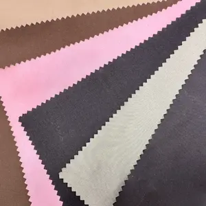 Polyester Fabric Wholesale 100% Polyester 75d*150d Plain Dyed Micro Fiber Twill Fabric From China