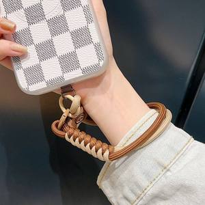 Anti-drop Mobile Phone Lanyard Braided <b>Rope</b> Smiley Face High-end <b>Light</b> Women's Mobile Phone Chain Mobile Phone <b>Rope</b> - Product Image 2