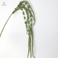 Nouvelle Arrivée 112cm Amaranthus Artificiel en Mousse, Feuillage Suspendu Vert pour Composition Florale de Mariage