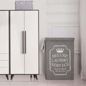 Cesta de Lavandería Plegable Delgada y Ecológica Personalizada con Tapa Impermeable, Solución de Lavandería para el Hogar, Lavadora, Limpiador, Logotipo Personalizado - Product Image 6