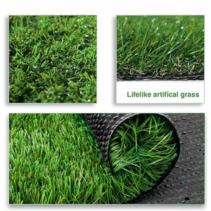 Thảm ngoài trời nhựa cỏ nhân tạo thảm cỏ xanh với chiều cao cọc khác nhau 10mm 20mm 25mm 30mm 35mm cỏ giả - Product Image 6