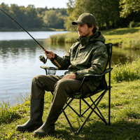 Fauteuil pliant moderne en tissu pour l'extérieur, idéal pour le voyage, la pêche, le jardin, le pique-nique, le camping, pliable, portable, pour la plage, mobilier d'extérieur, chaise de camping