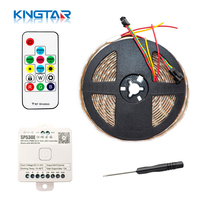 Tiras de Luces LED Flexibles Inteligentes Direccionables y Cortables con Control por Aplicación, RGBIC SMD 5050 WS2812B Integradas, DC 5V