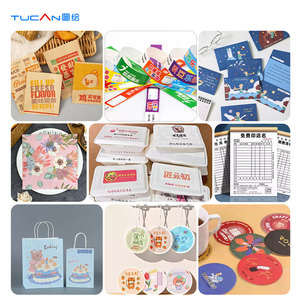 Máy tính để bàn A3 mini một vượt qua sắc tố mực máy in phun với HP đầu in cho cốc giấy Fan tấm túi giấy mô bánh pizza hộp khăn ăn - Product Image 5