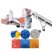 Granulateurs de plastique recyclé à bon prix, petite machine extrudeuse de plastique pour usage en usine