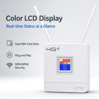 Router CPE 4G LTE untuk Eropa, Amerika, dan Asia - Layar LCD Berwarna, Chipset MTK, Tidak Terkunci; Cocok untuk Penggunaan di Rumah dan Kantor