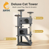 Arbre à chat, grande tour pour chat avec lit, griffoir, robuste, multi-niveaux, pour l'intérieur, vente en gros