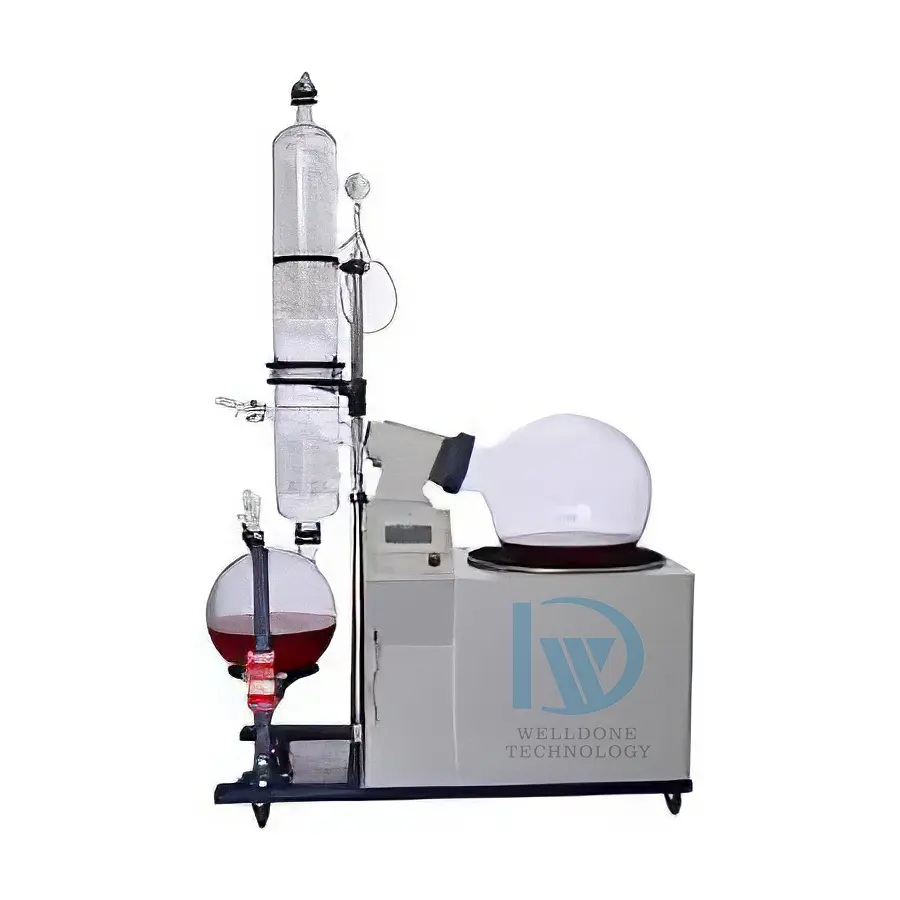 Automation Lab Short Path Distillation Essential Oil Extraction Rotary Evaporator With Vacuum Pump