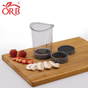 Muestra <span class=keywords><strong>gratis</strong></span> Útil Cocina hoja de acero inoxidable cortador de máquina de frutas cortador de vegetales helicóptero - Product Image 4