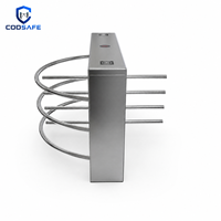 Torniquete de Media Altura Personalizado de Fábrica, Control de Acceso de Alta Seguridad, Anti-Embutidos, Torniquete Giratorio Biométrico RFID