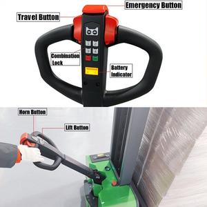 Apilador de Walkie de elevación automática personalizado en palé Jack 48V 20AH batería de litio apilador de palé eléctrico para almacenes - Product Image 3