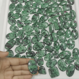 พลอยทับทิม Zoisite ธรรมชาติสำหรับทำเครื่องประดับงานแฮนด์เมดขนาดและรูปร่างผสมขายส่ง - Product Image 1