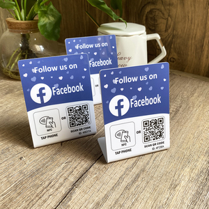Améliorez rapidement votre notoriété avec notre support de <span class=keywords><strong>code</strong></span> QR et de pointage NFC 3x4 pouces pour Google, TripAdvisor, Trustpilot – Idéal pour les entreprises - Product Image 3