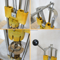 Kleine Handbediende Ananas Dunschiller Kernmachine Ananas Snijmachine