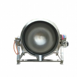 Olla de doble camisa eléctrica/a gas de 100, 200, 300, 500 litros con agitador para arroz frito, máquina mezcladora de miel, jarabe y pasta - Precio - Product Image 5