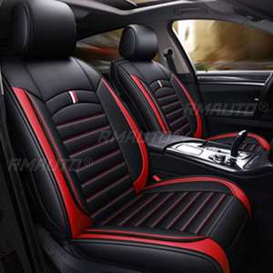 1/2 Housse de siège de voiture universelle, housses de siège avant en cuir, coussin de protection pour sièges de voiture, tapis de protection pour sièges de voiture, accessoires automobiles - Product Image 3