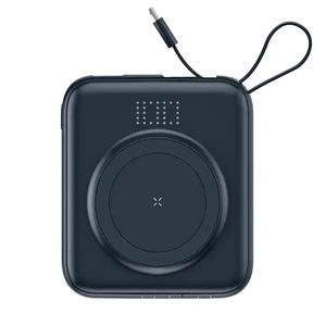 Banque de puissance magnétique sans fil 5000mAh <span class=keywords><strong>Mag</strong></span> 15W à charge rapide avec support, emballage de batterie sécurisé pour <span class=keywords><strong>Apple</strong></span> iPhone 13 Pack - Product Image 1