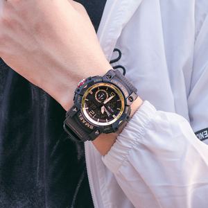 นาฬิกา SMAEL 8007 รุ่นใหม่มาแรง ขายดี นาฬิกาข้อมือผู้ชาย จอแสดงผลคู่ อนาล็อก-ดิจิตอล กันน้ำ นาฬิกาสปอร์ตโครโน - Product Image 5