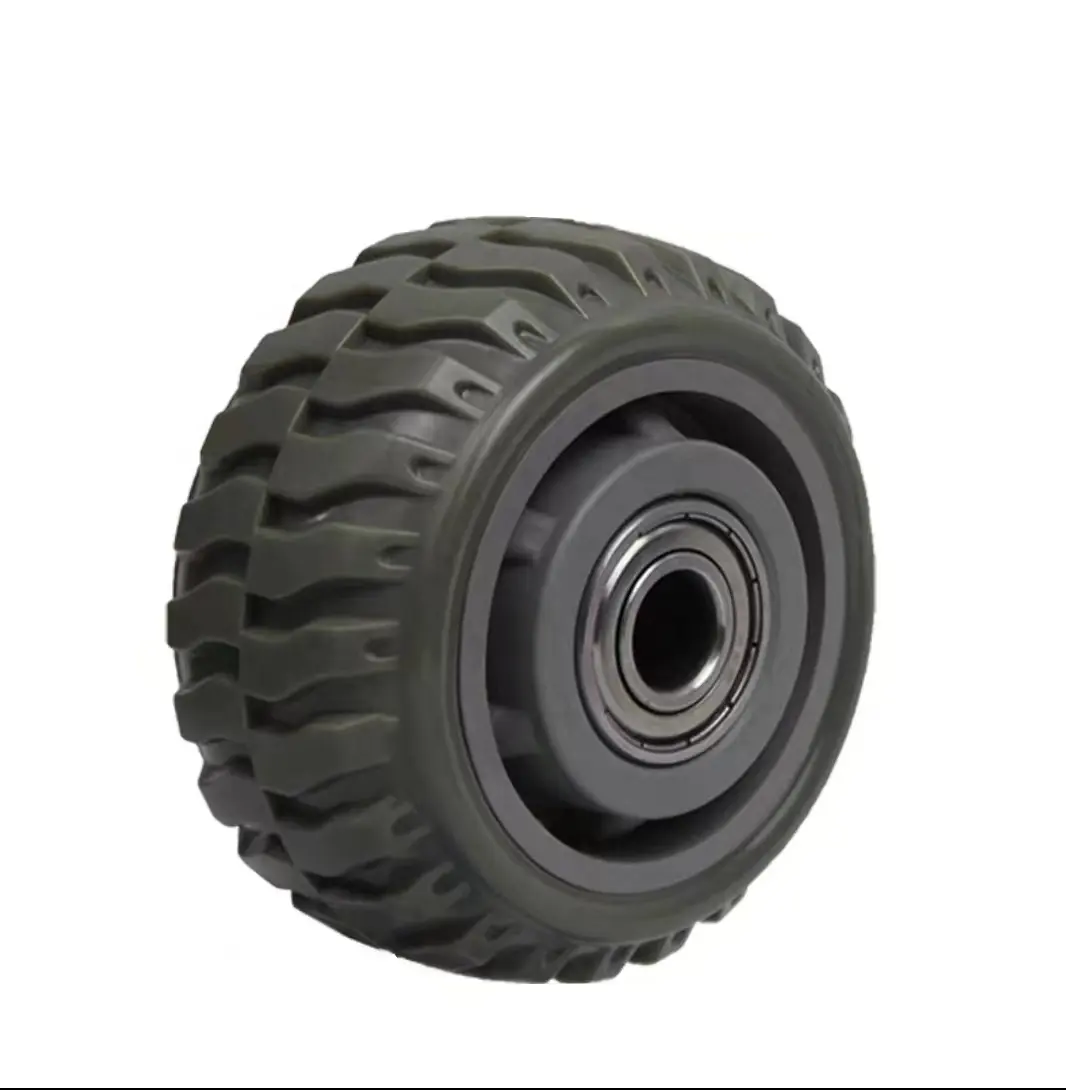 Rodillo de goma de silicona productos de goma rueda industrial precio bajo alta calidad
