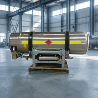 Cilindro Criogénico para Vehículos de GNL de Alto Vacío CDPW500-330-1.59, 330L, 1.59MPa, Acero Inoxidable, para Camiones de Uso Pesado, Certificado CE