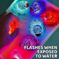 Jouets de bain pour bébé en forme de canard en caoutchouc avec lumières LED de 2 pouces, imprimés sur mesure, motifs amusants, jouets de baignoire uniques pour enfants, mini en vrac