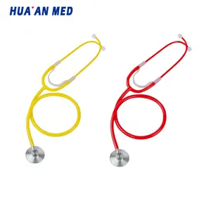 Hua An Med Portable Stethoscope Accessories Single Head Stethoscope For Doctor And Nurse
