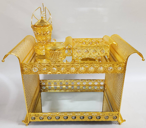 Juego de mesa de centro etíope Rekebot con soporte Jebena, diseño inspirado en el <span class=keywords><strong>Palacio</strong></span> dorado, decoración elegante para el hogar y el <span class=keywords><strong>café</strong></span> - Product Image 2