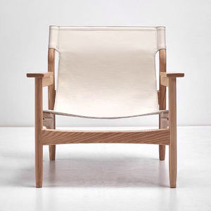 Fauteuil d'appoint moderne en bois massif, <span class=keywords><strong>chaise</strong></span> de salon individuelle avancée pour salon, balcon, espace de détente confortable à la maison - Product Image 2