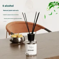 Diffuseur d'arômes sans flamme pour chambre à coucher, 120 ml, flacon en verre haut de gamme, parfum artisanal durable, huile essentielle longue durée