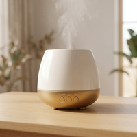 Diffuseur d'huiles essentielles aromathérapeutiques coloré, diffuseur d'arômes ultrasonique, diffuseur de parfum, diffuseur d'air frais de luxe