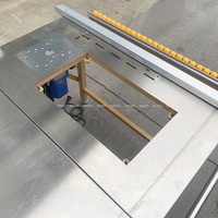 Scie à onglets pliante de précision WFSEN avec détecteur d'angle numérique et table extensible pour la fabrication de cadres et les travaux de finition