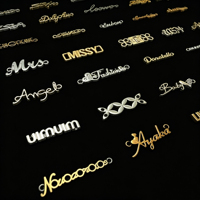 Étiquette personnalisée en métal avec logo, badges personnalisés, étiquettes de bagage en cuir avec logo métallique pour sacs et vêtements, étiquettes de vêtements personnalisées avec logo métallique